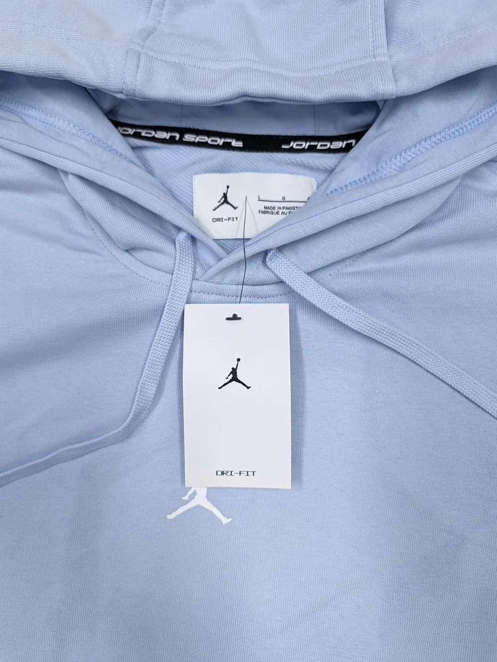 Jordan Sport Dri-FIT Moisture Wicking Pullover Hoodie Blue Men's Size L